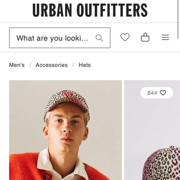 Urban Outfitters Coney Island Picnic NYC pink Cheetah Dad Hat baseball cap - Picture 3 of 10